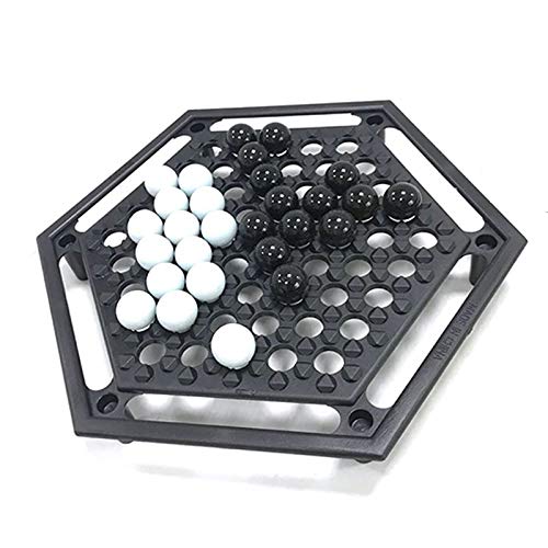 Chess Sets Chess Board Game Table Games Abalone Family Board Game Intellectual Development Desktop Party Home Marble Strategy Game for Children Kids Chess Board Game Set-MEACAOFG