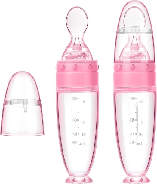 2-piece silicone spoon with stand base