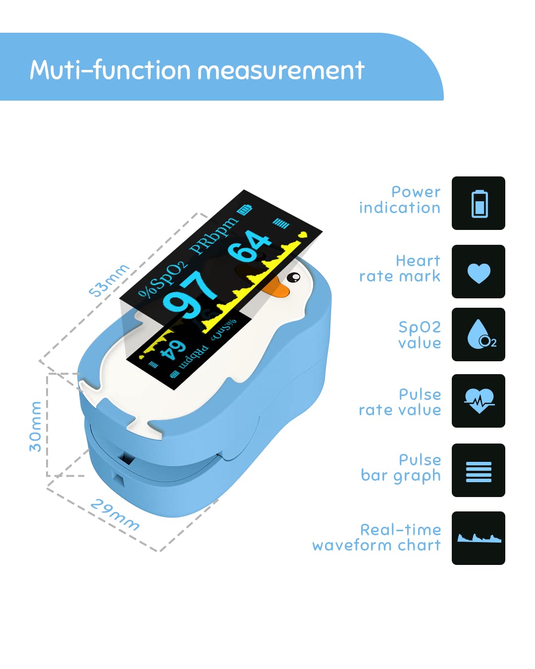 Pulse Oximeter for Kids