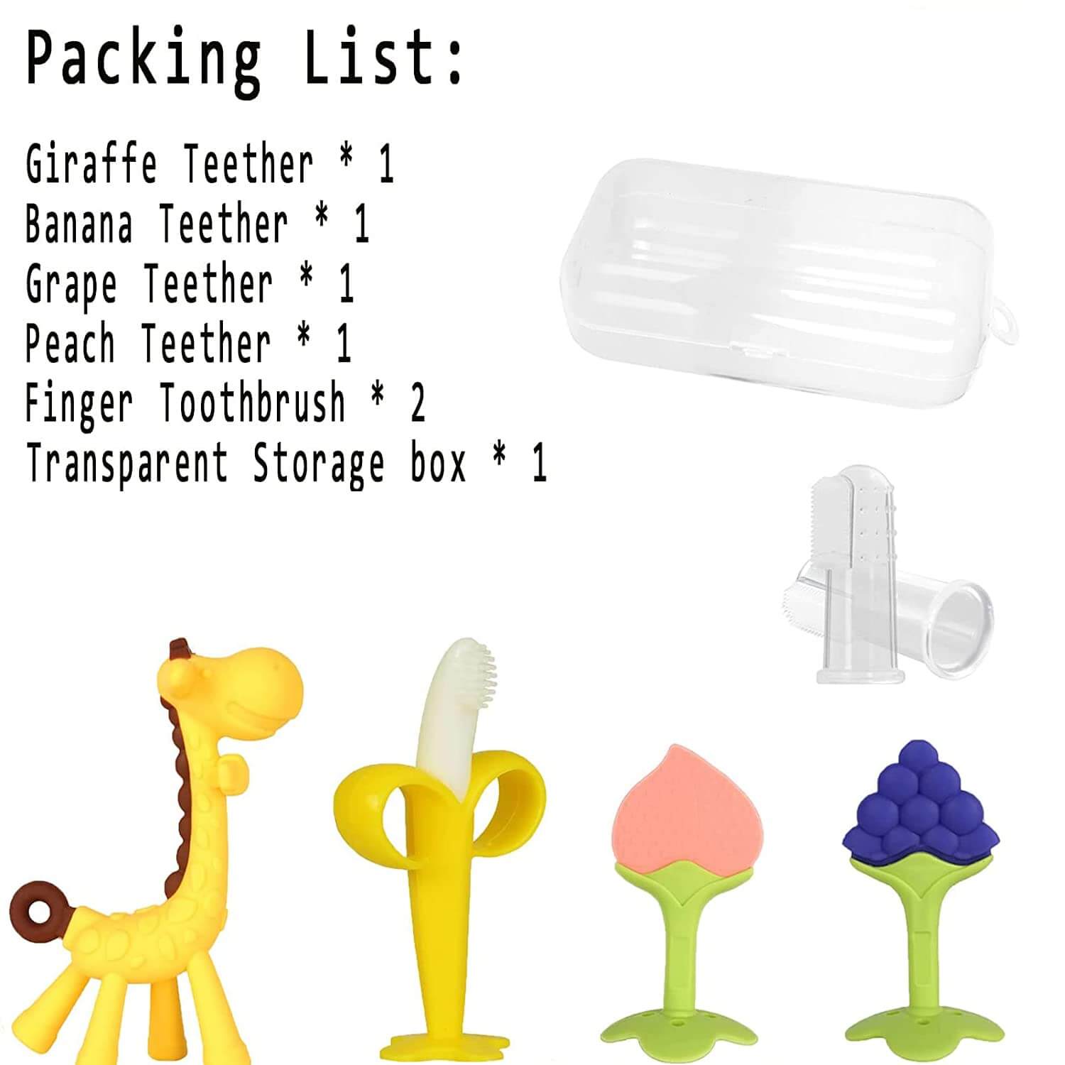 Baby Teething Toys 3-6 Months