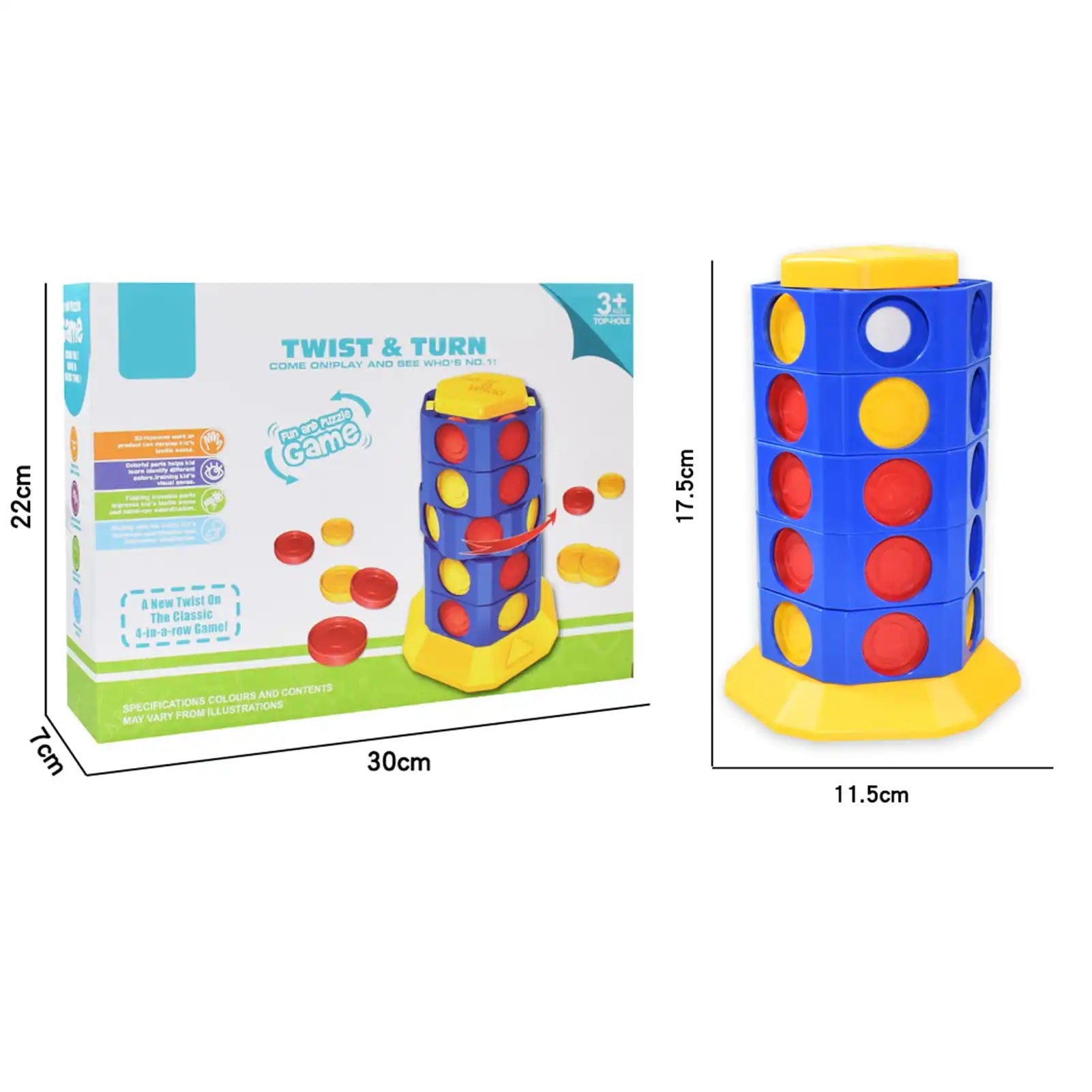 MEACAOFG Children's Educational Rotating Chess