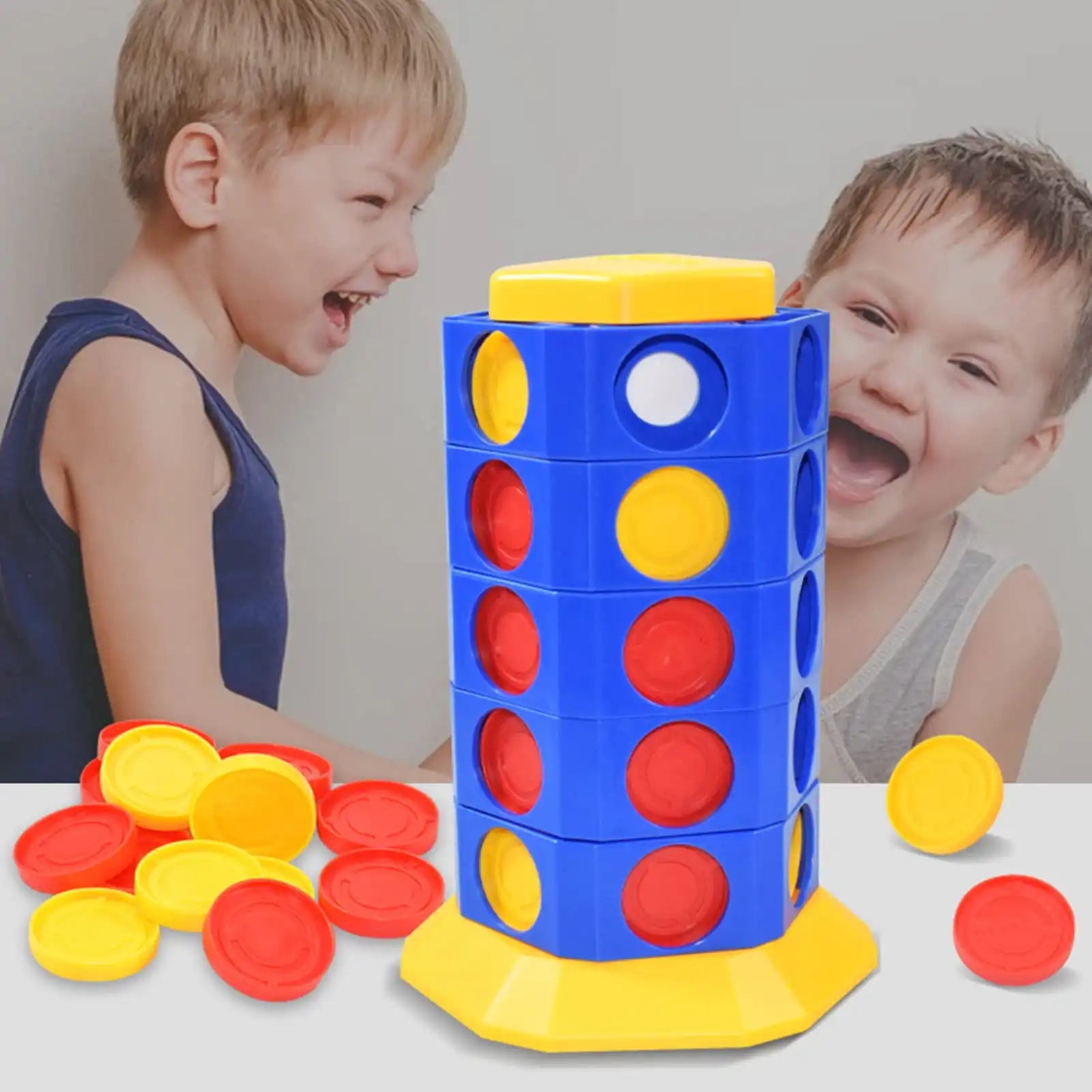 Small Rotation Chess MEACAOFG Children's Educational Rotating Chess