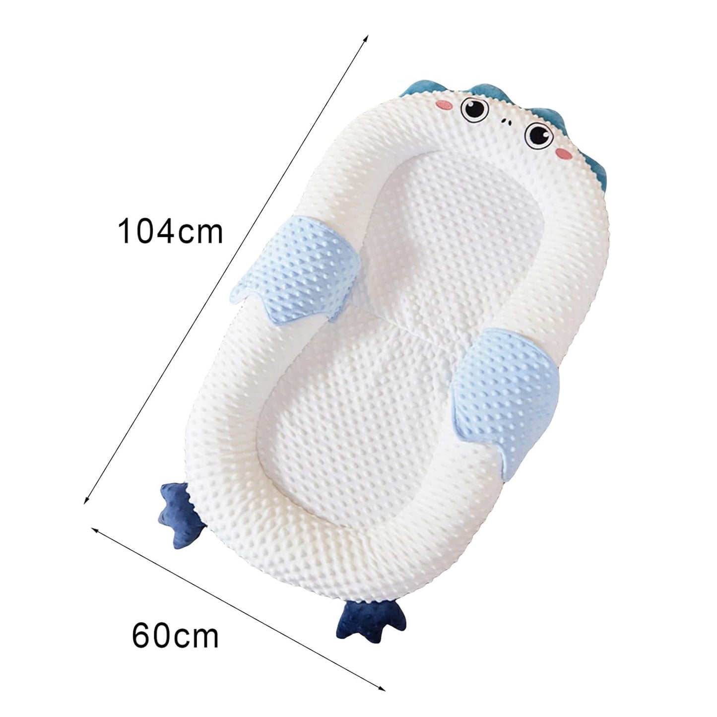 Portable Baby Lounger-Adjustable 3 in 1 Tummy Time Mat