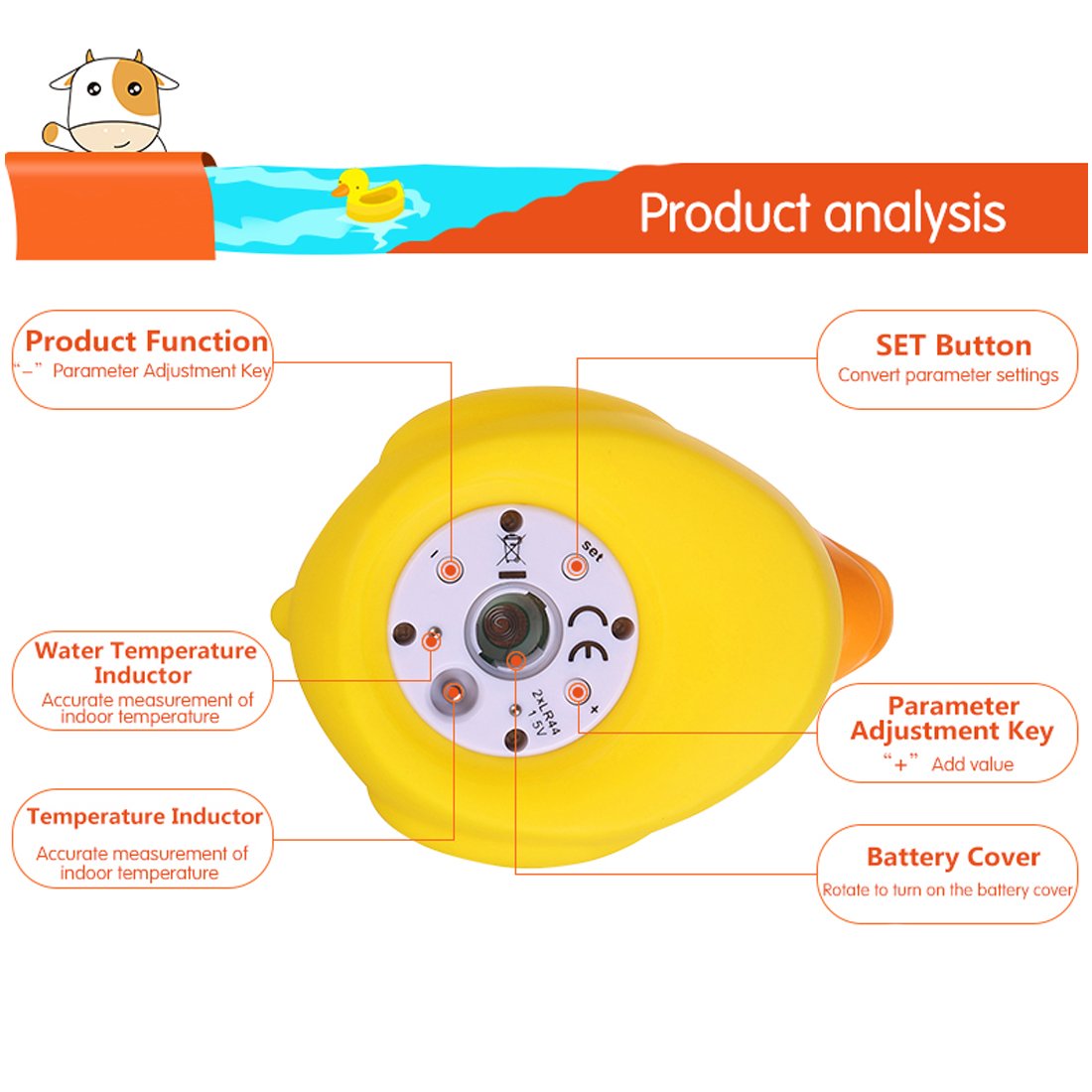 Baby Thermometer-Classic Duck