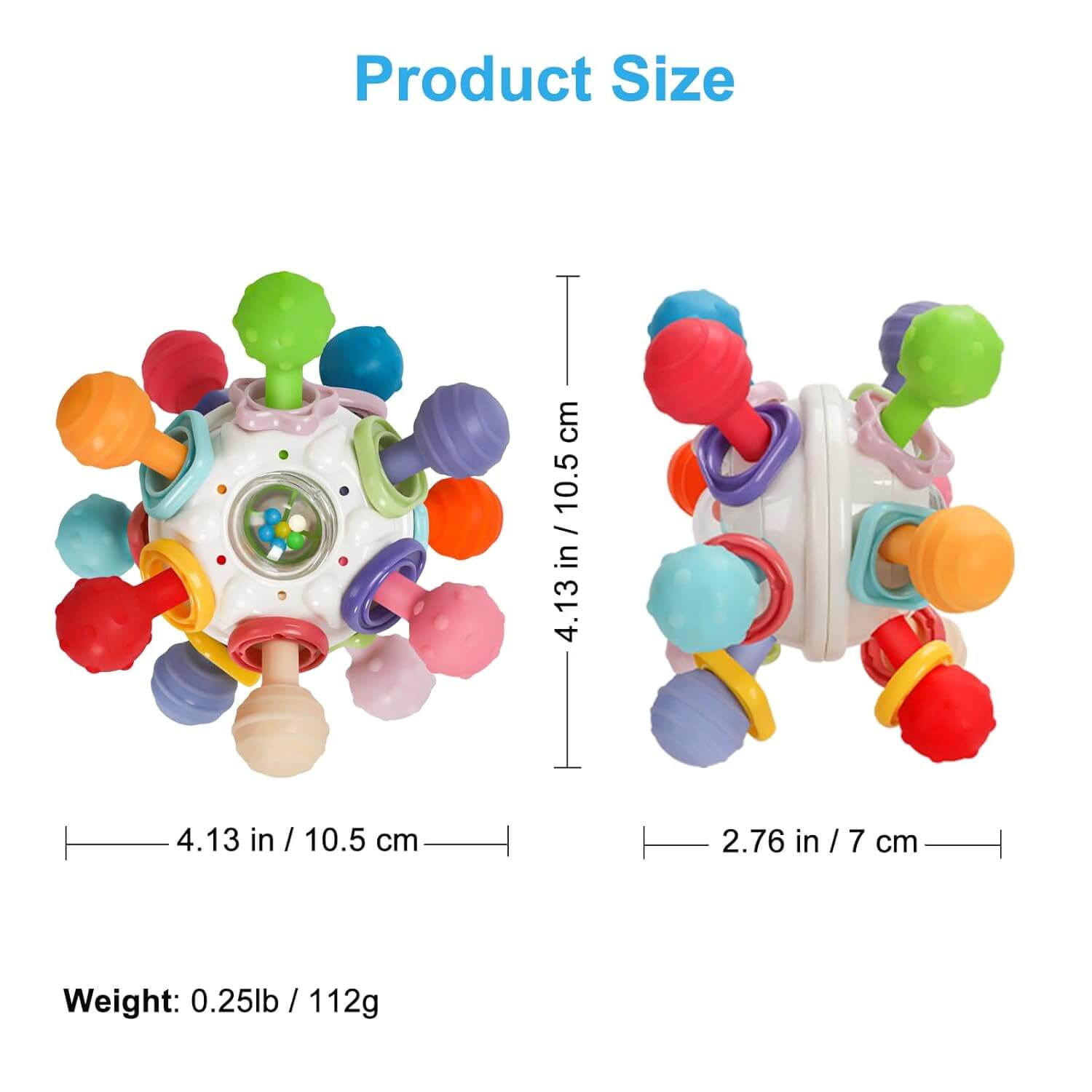 Baby Montessori Sensory Teether Toy