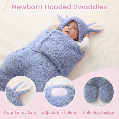 Thick Fleece Rabbit Split Leg Sleeping Bag