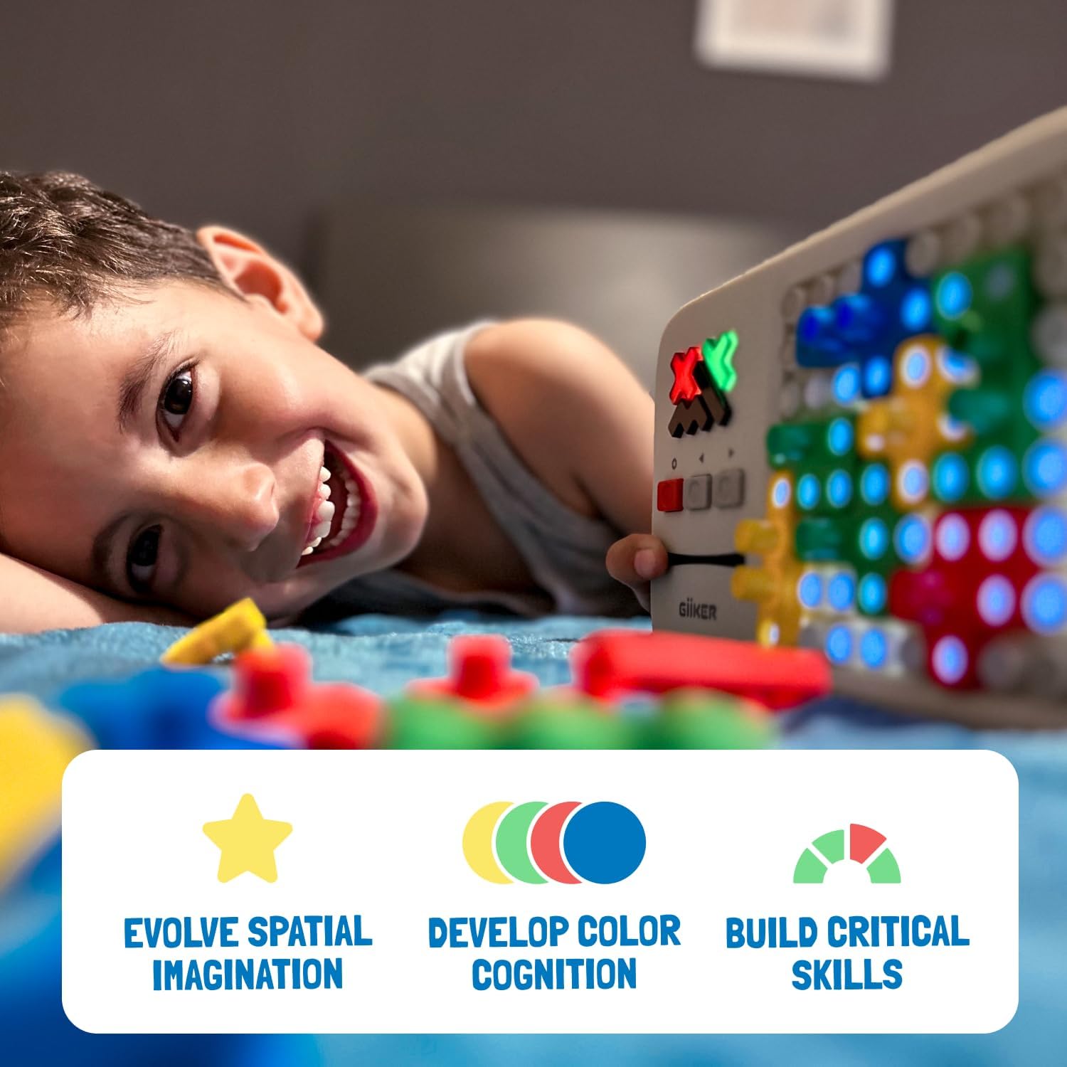 Super Blocks STEM Toys – Pattern Matching Puzzle Game