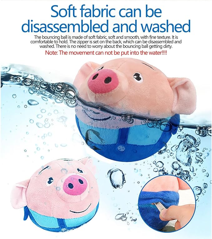 Piggy Interactive Toys Rechargeable Jumping Moving