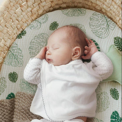 Muslin Bassinet Sheet for Baby-2 Pack