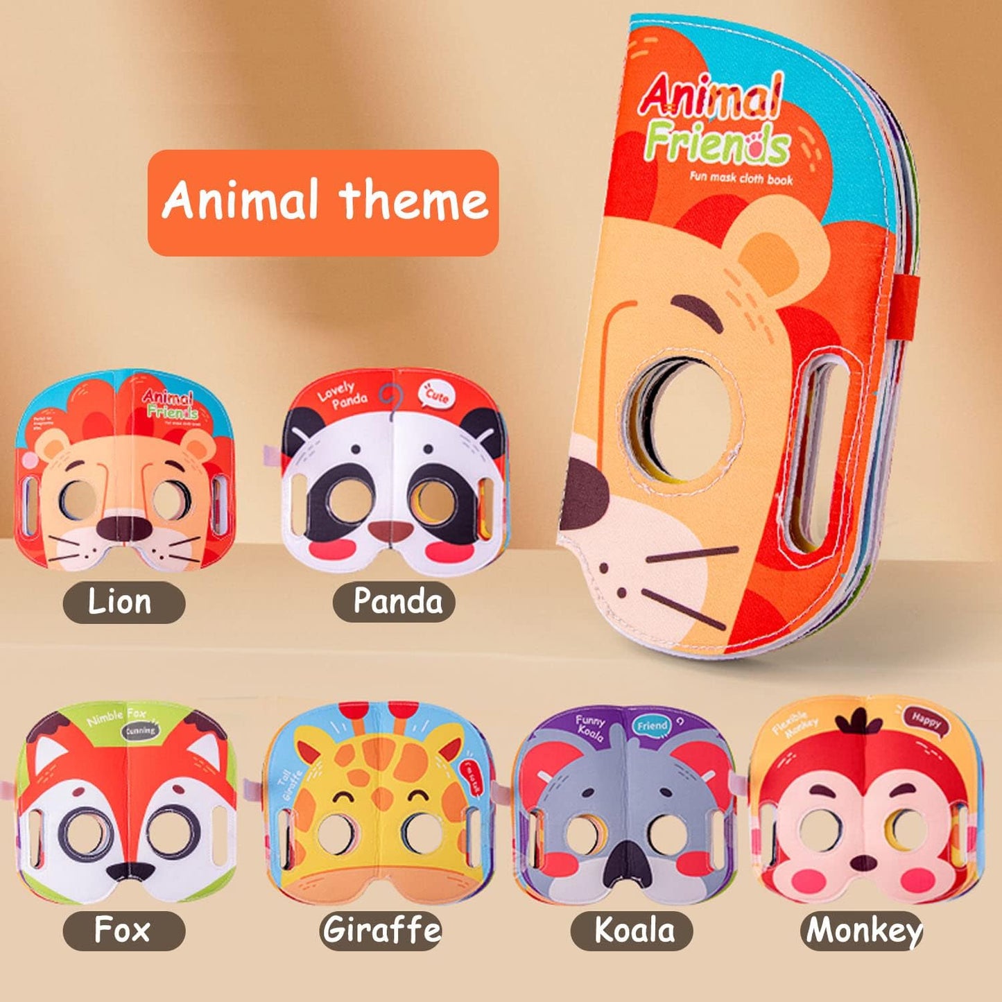 Sensory Baby Toys Folding Felt Educational Baby Cloth Book