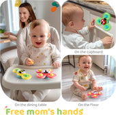3PCS Suction Cup Spinner Toys