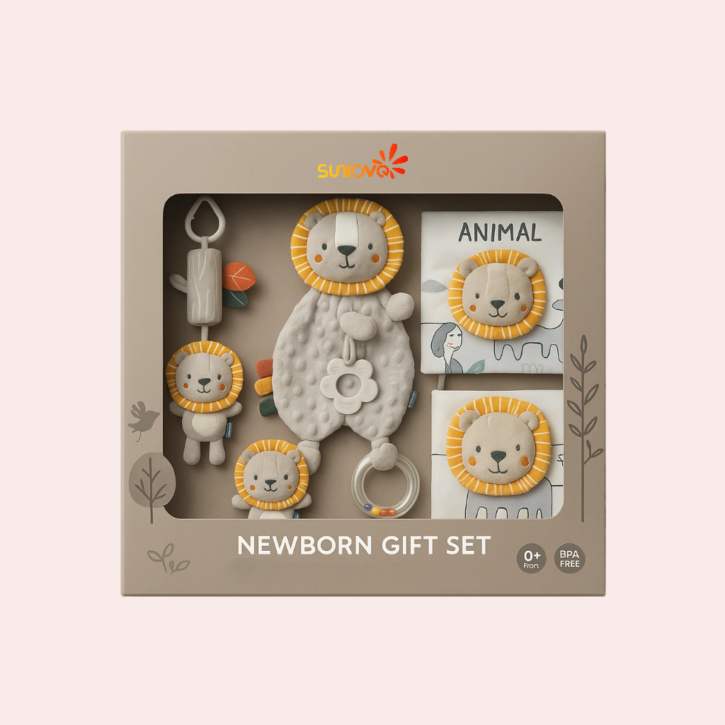 Lion Soothing Gift Set for Newborns
