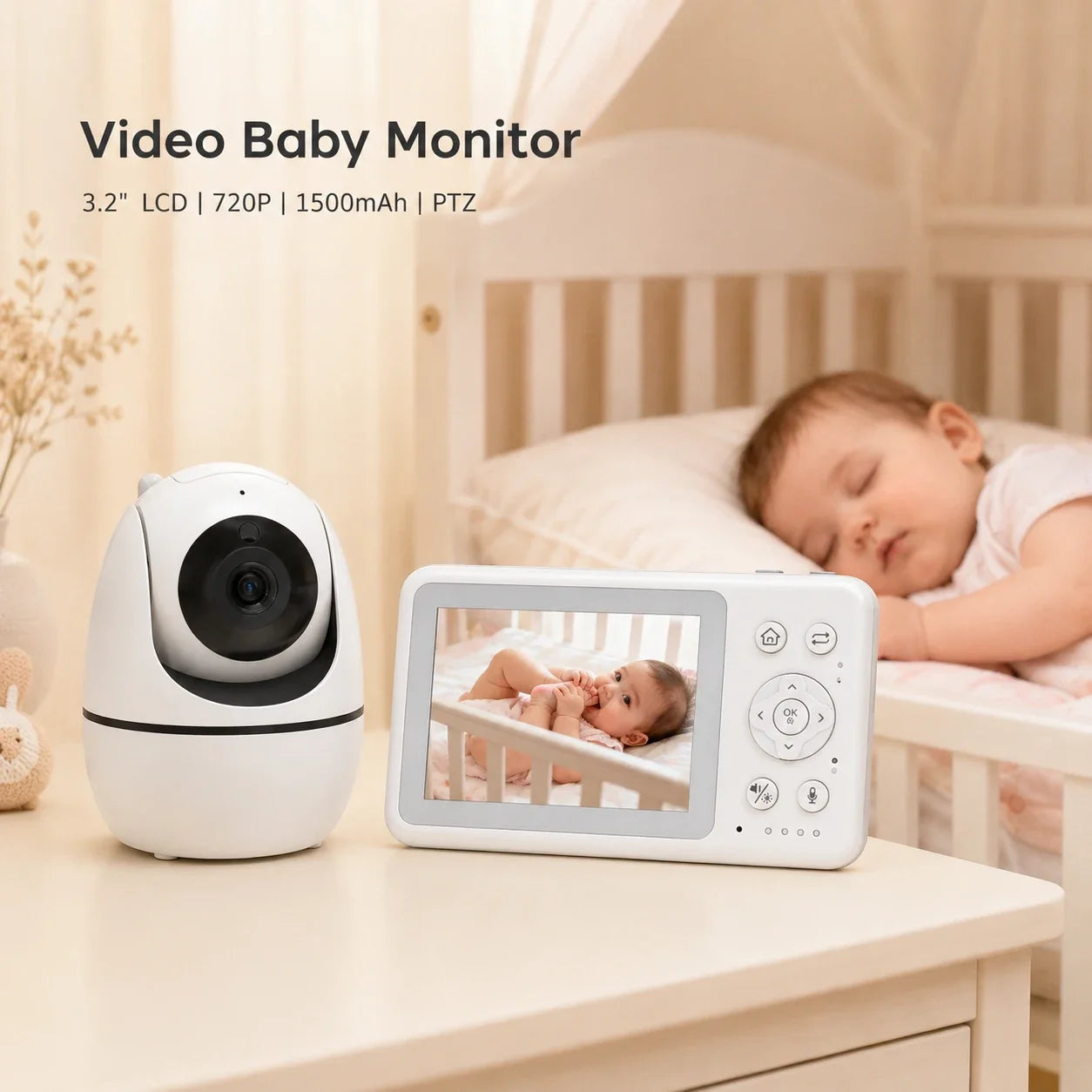 720P HD Security Video Baby Monitor