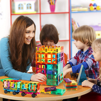 Magnetic Tiles Building Blocks, Magnet Toys for Kids