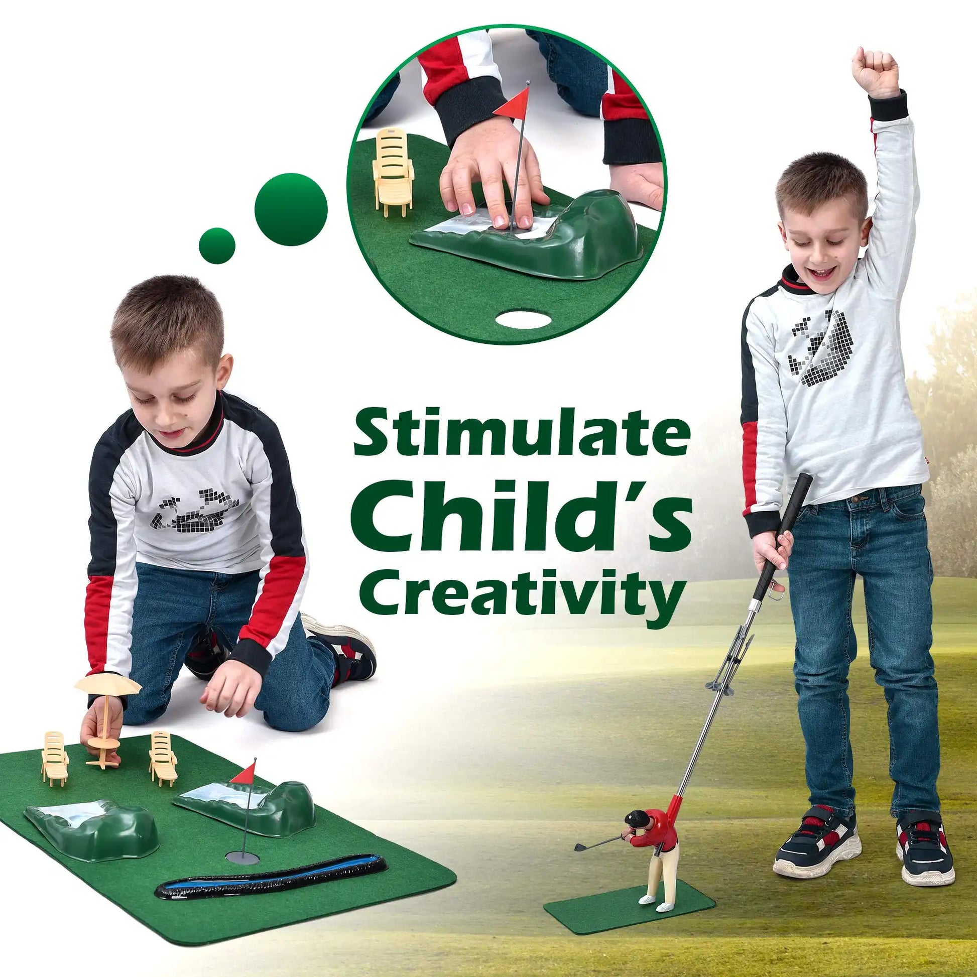 MEACAOFG Golf toys Parent-child toys