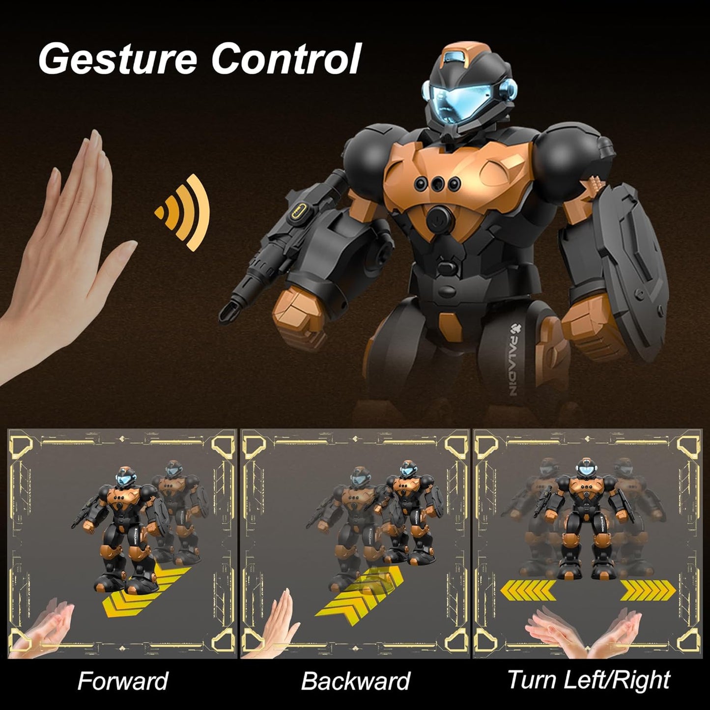 Programmable Remote Control Robot - Interactive Dancing Metal Toy for Kids