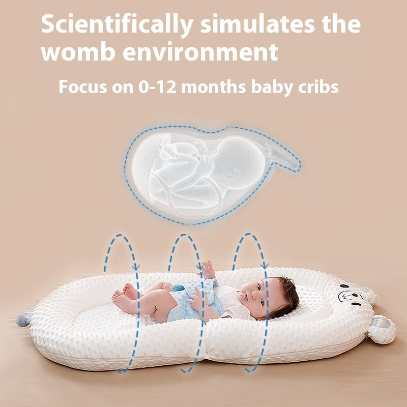 Portable Baby Nest Bed - Newborn Bionic Sleep Pod with Pressure Relief Technology
