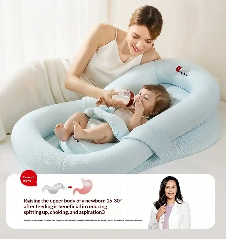 Adjustable baby lounger for supervised awake time