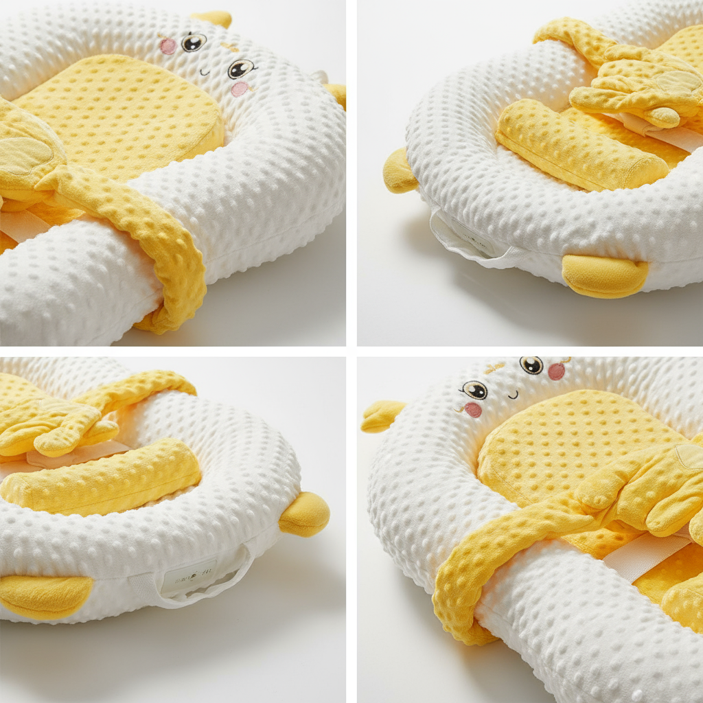 Smart Soothing Baby Lounger with Patting Hands