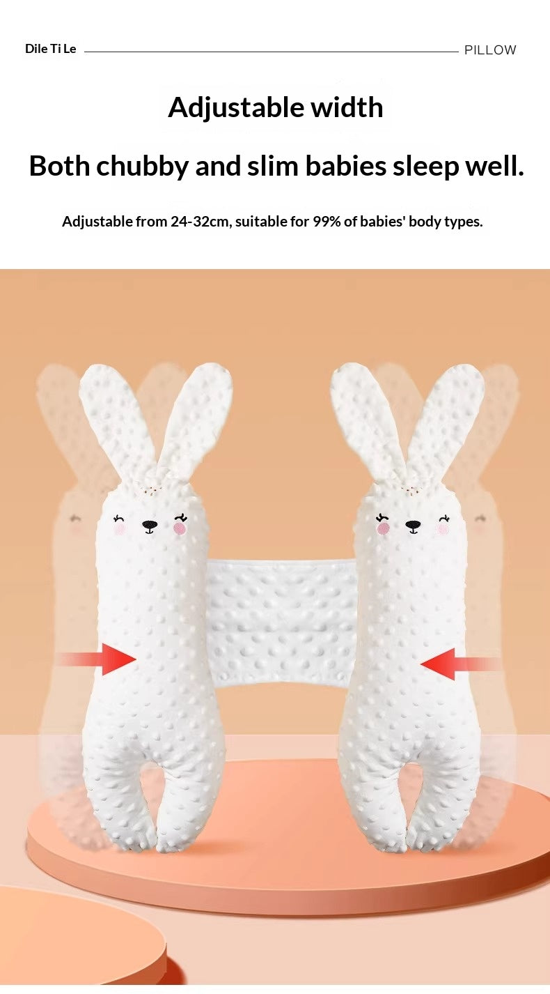 Close up of breathable velvet fabric on infant soothing bolster