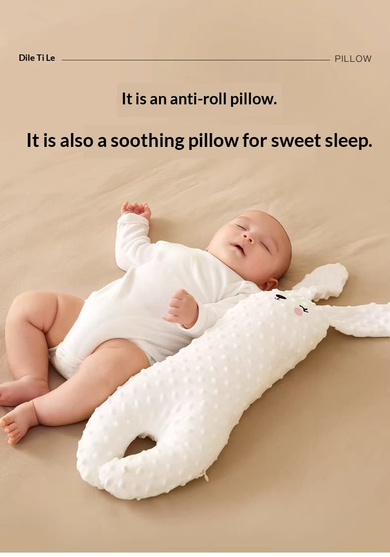 Close up of breathable velvet fabric on infant soothing bolster