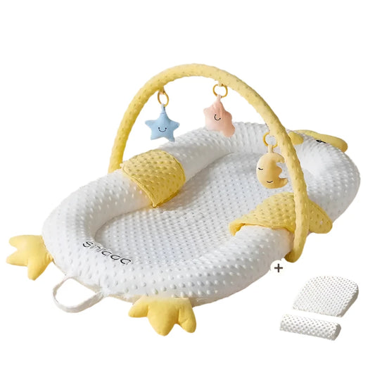 Baby's anti-frightening jumping soothing bed