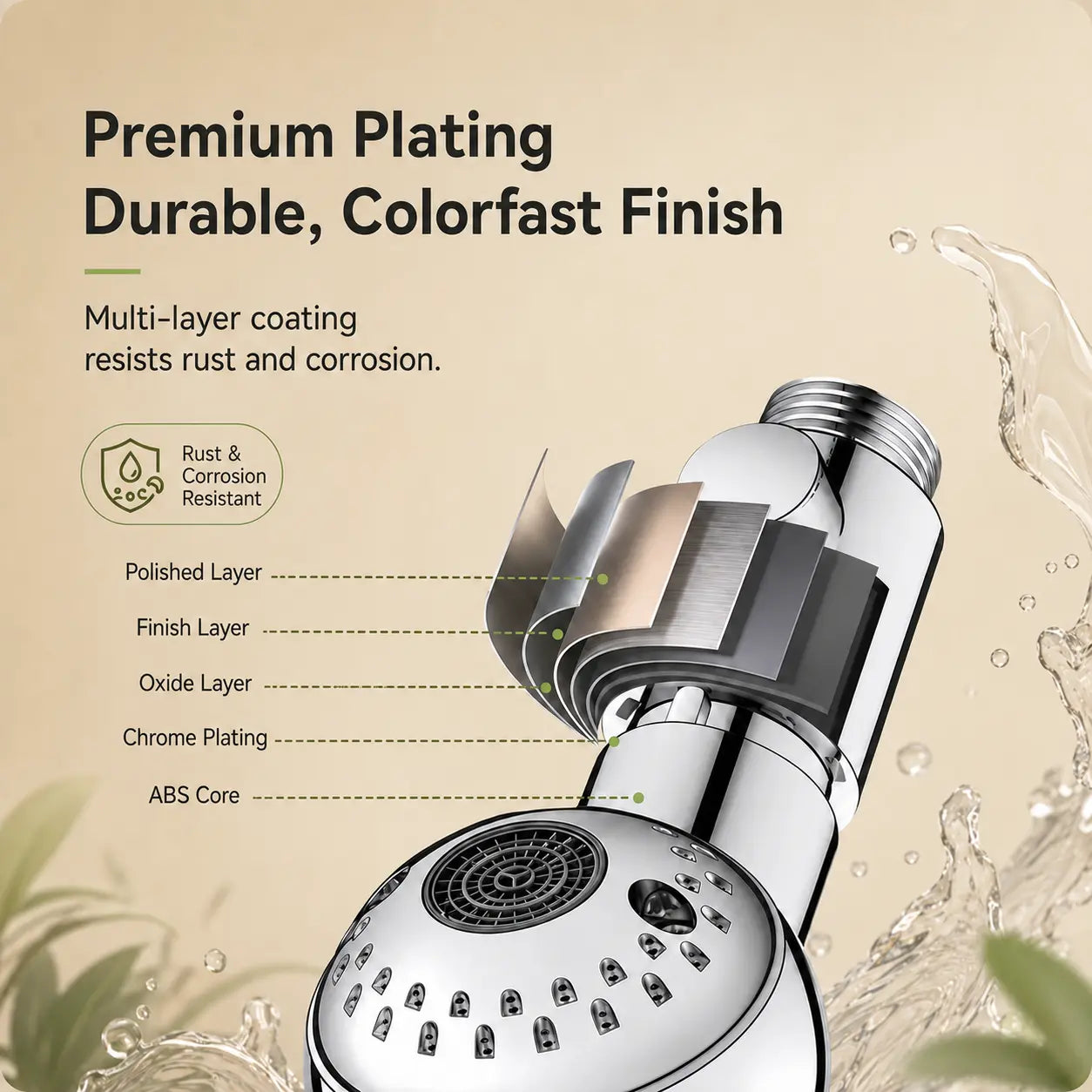 Gentle Dual-Spray Baby Shower Head