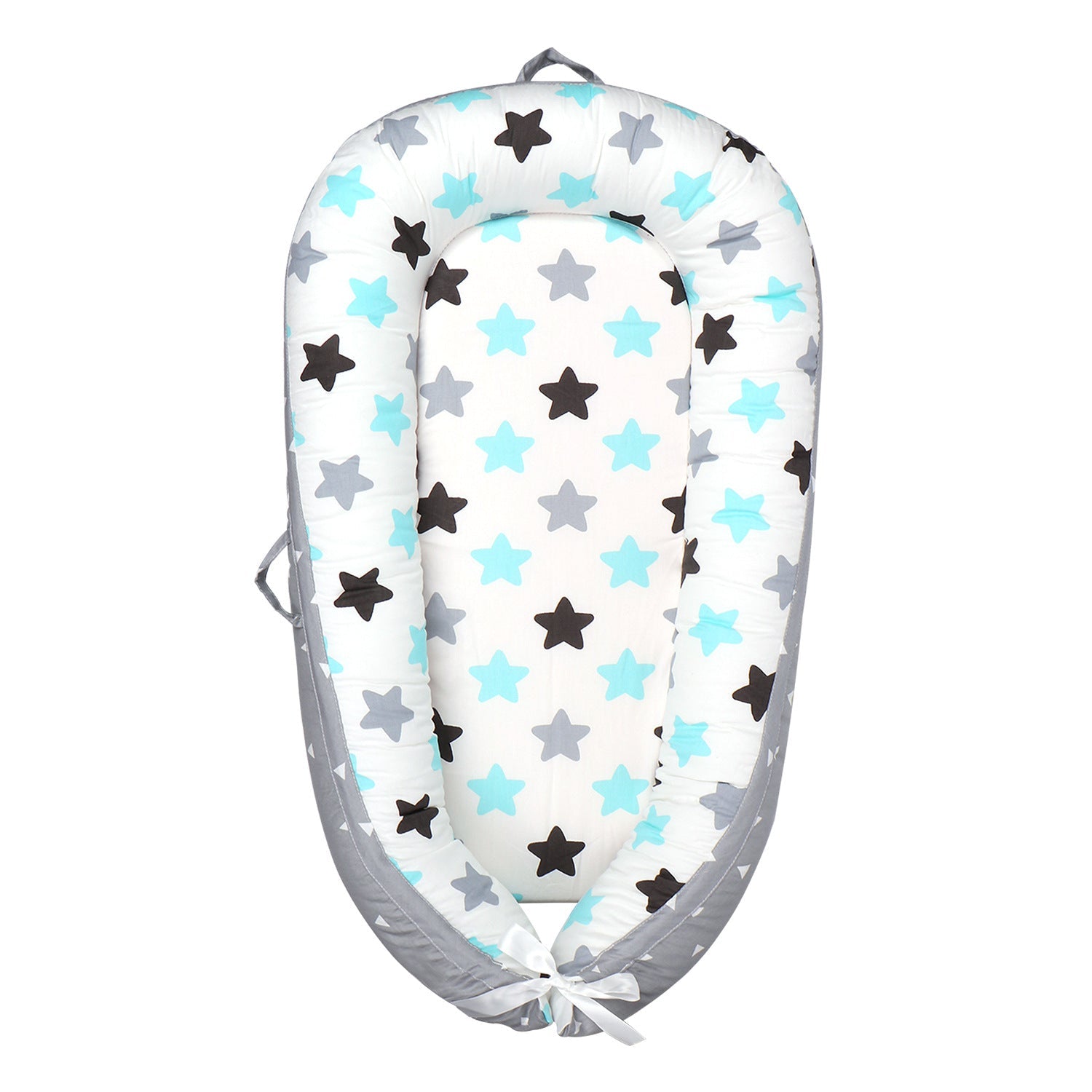 Blue star pattern cotton cover for infant nest