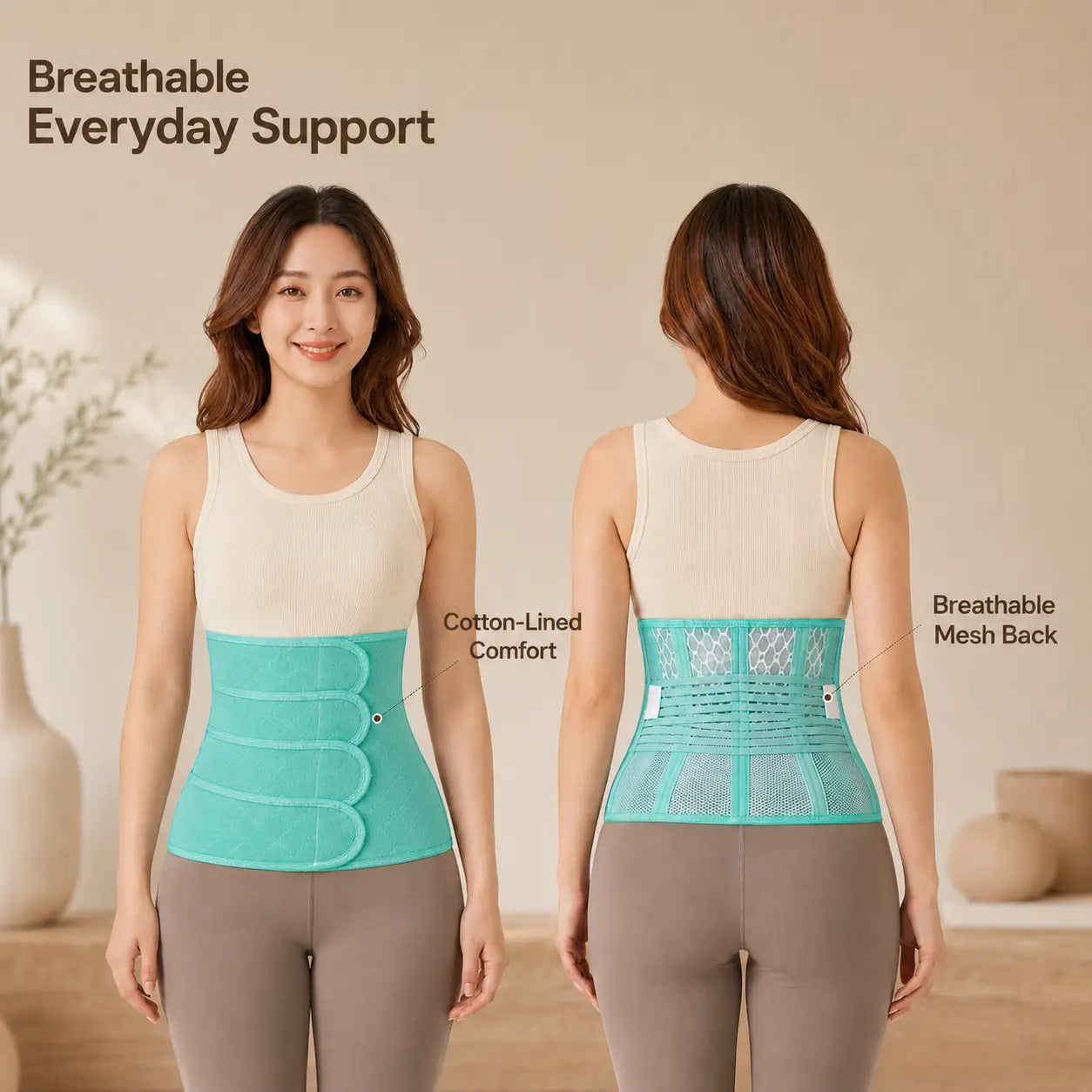 Breathable Postpartum Belly Wrap Recovery Support