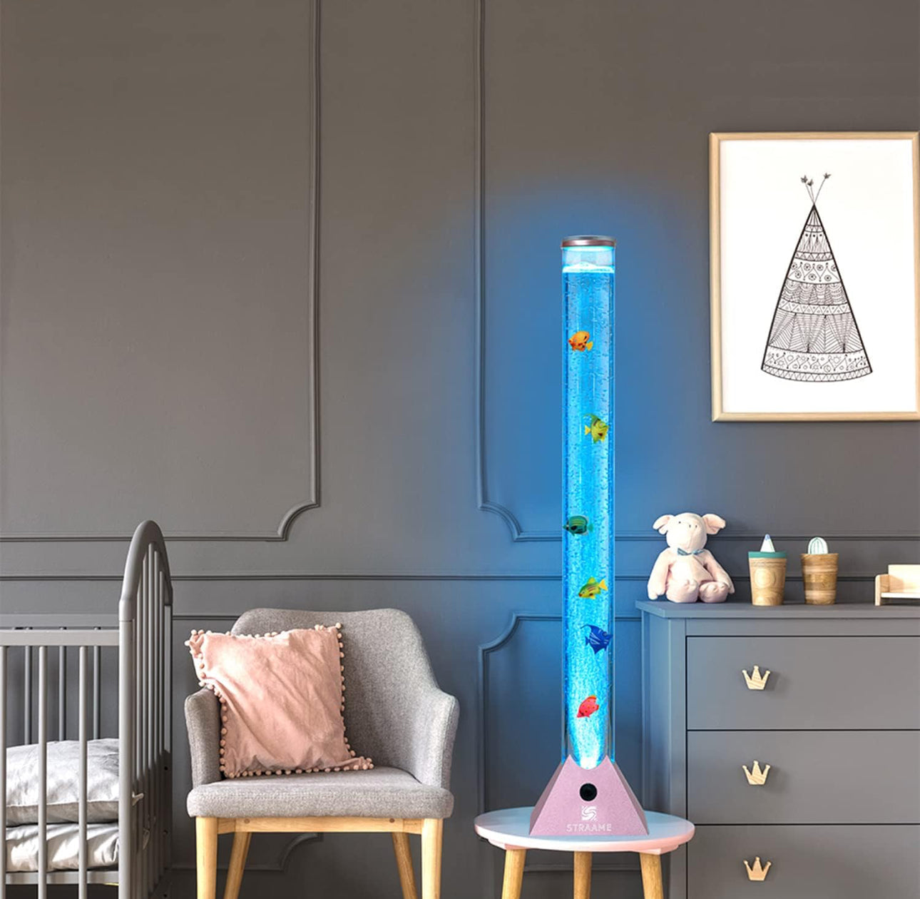 90cm LED Bubble Fish Mood Lamp