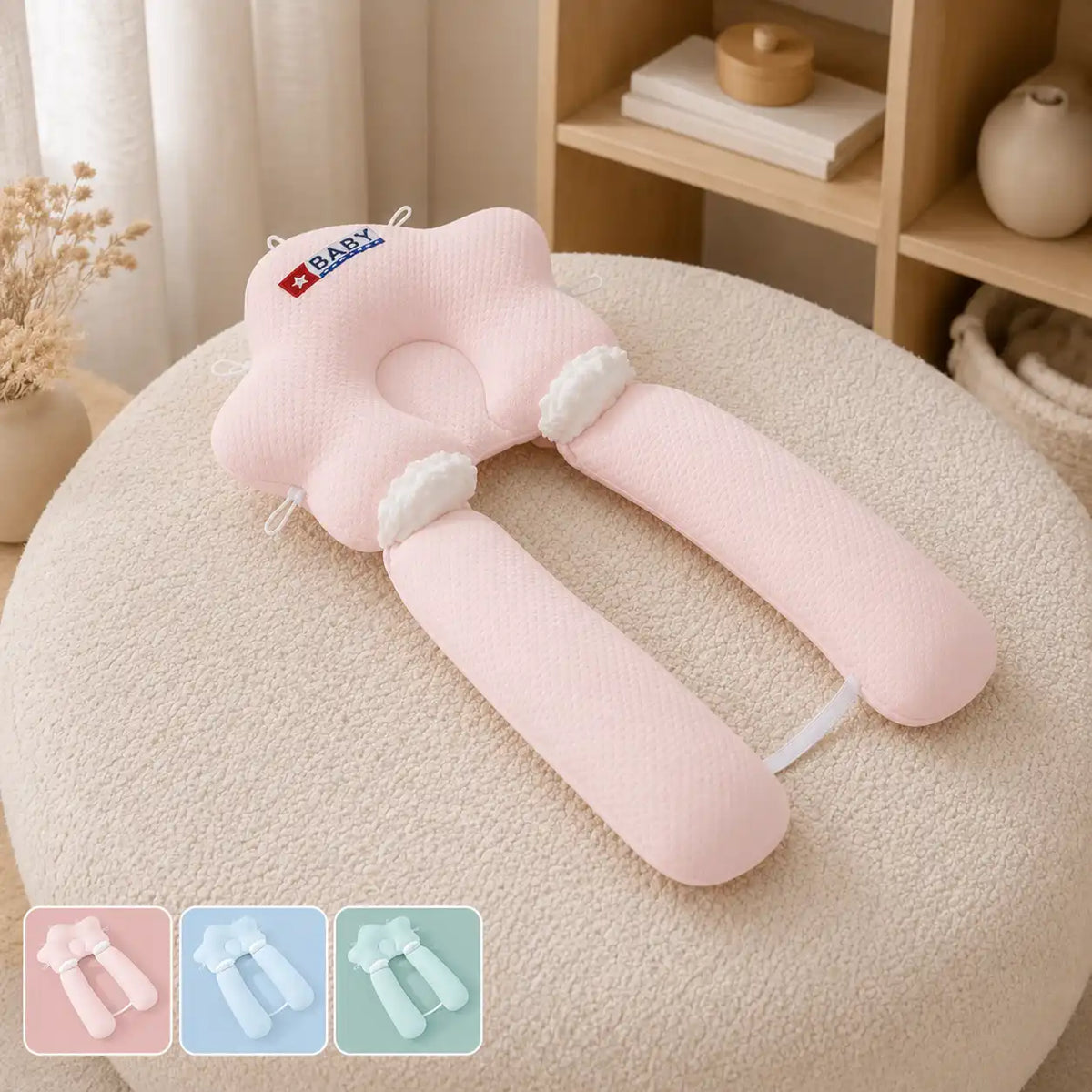 Baby Sleeping Pillow with Memory Foam | MEACAOFG