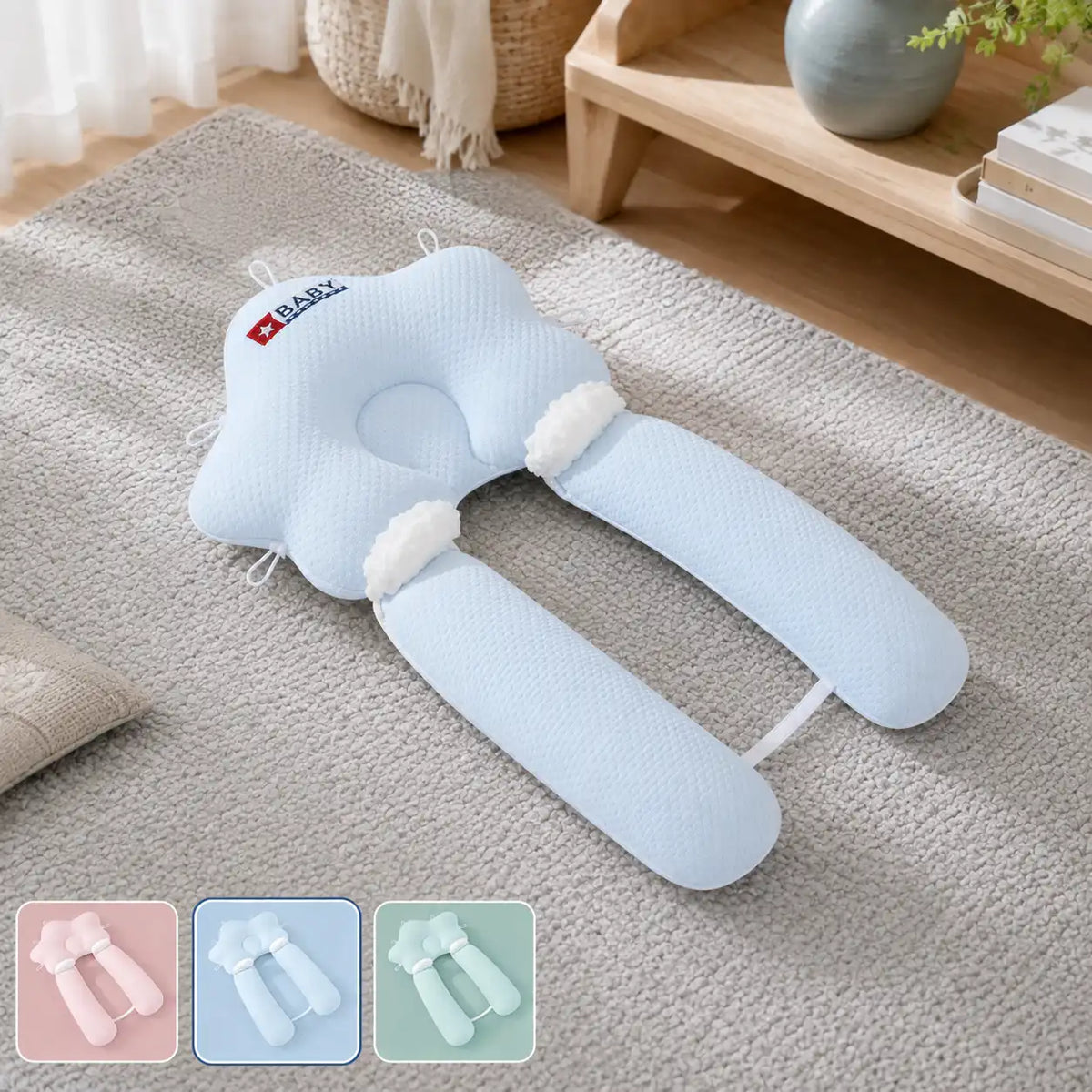 Baby Sleeping Pillow with Memory Foam | MEACAOFG