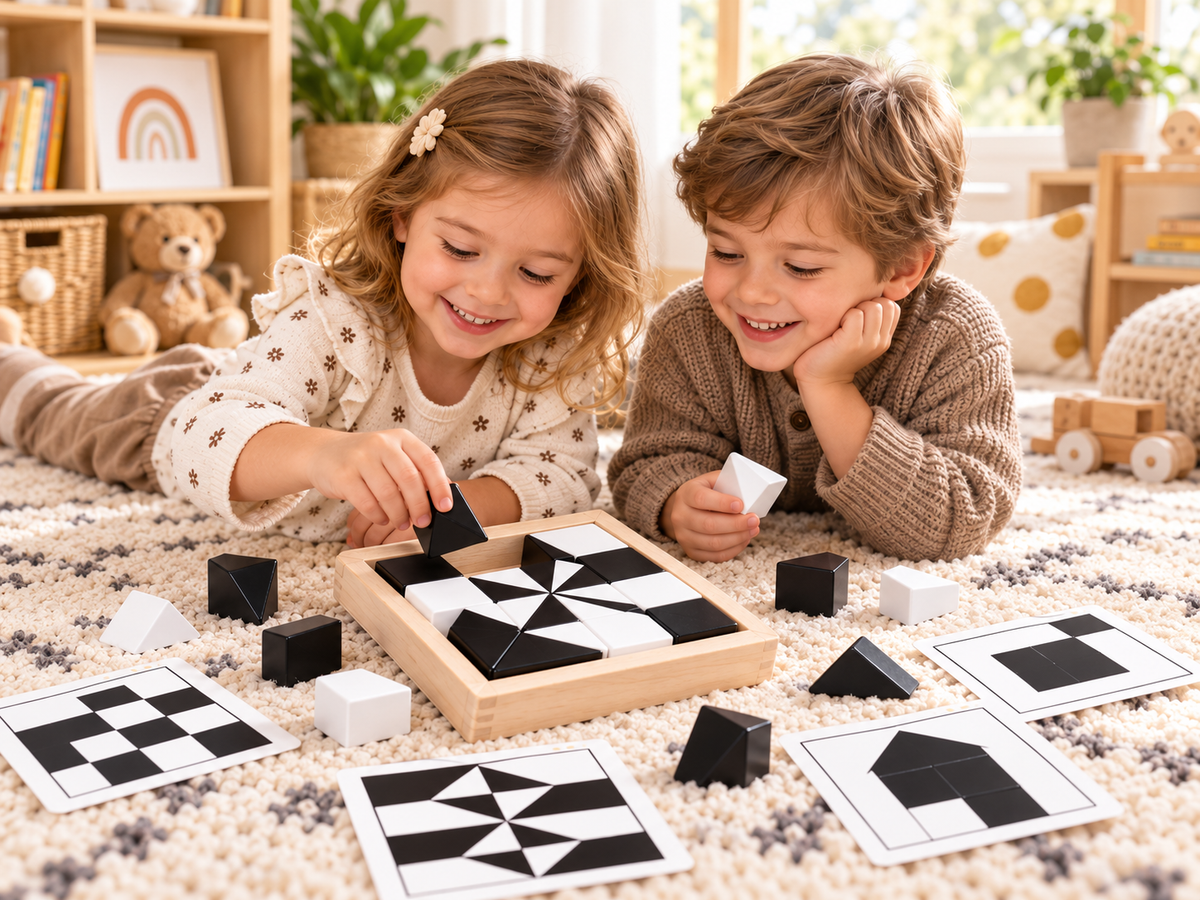 MEACAOFG Puzzle hidden block puzzle toys cultivate children's spatial thinking imagination ability parent-child interaction desktop games