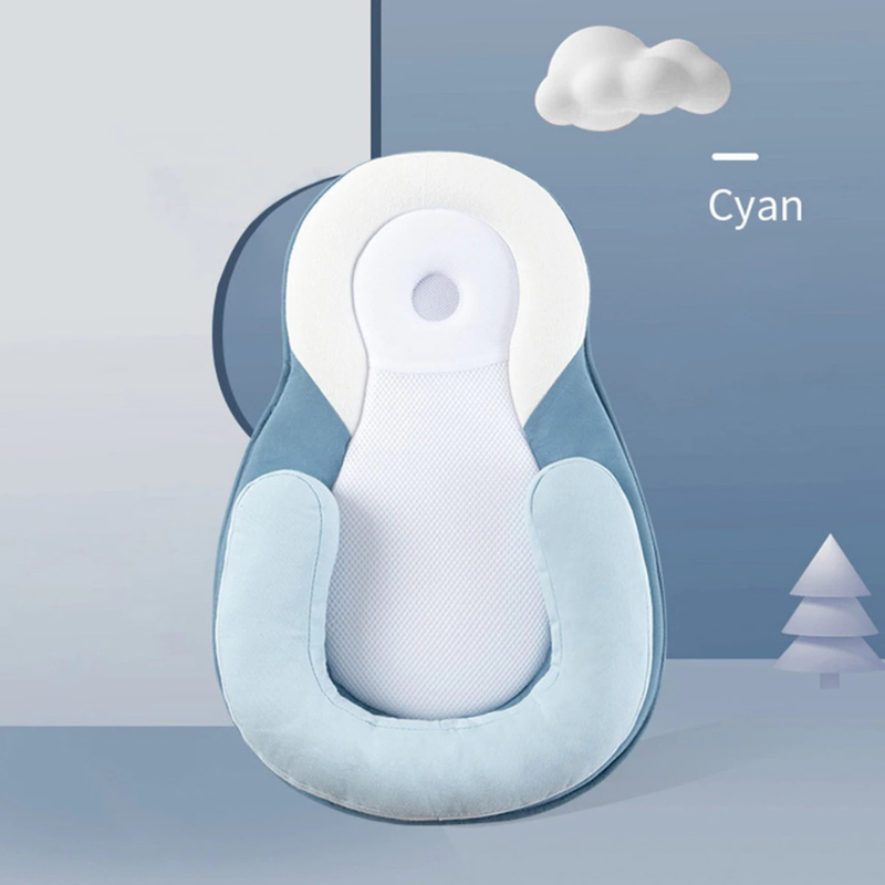 Cyan cozyplay portable baby lounger cushion