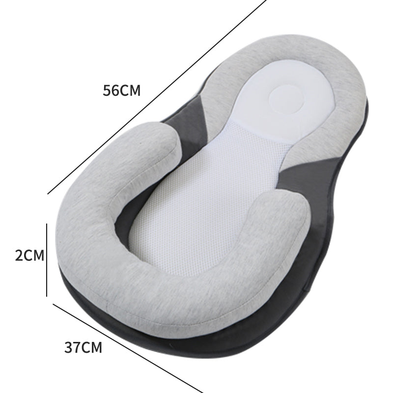 Cozyplay portable baby lounger dimensions 56 by 37 cm