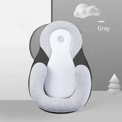 Gray cozyplay portable baby lounger cushion