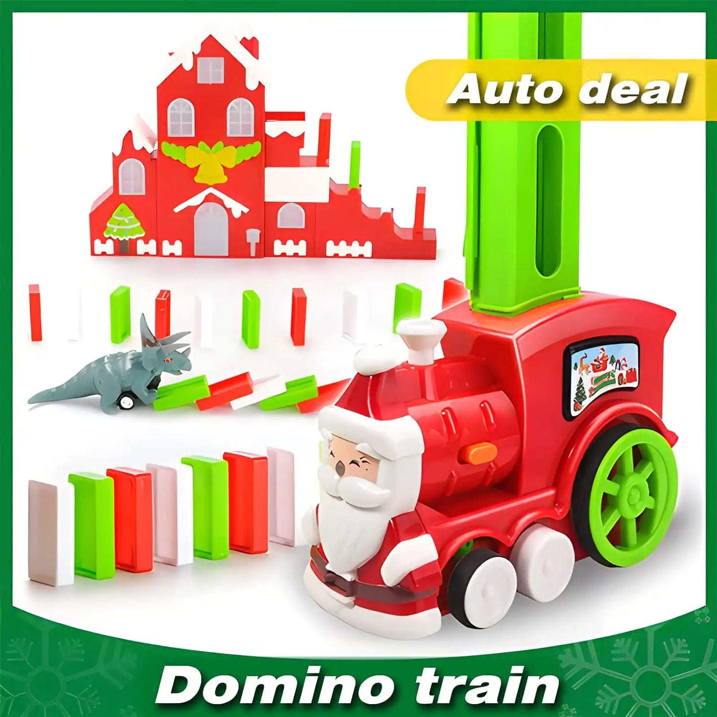 educational toys for 3 year olds-Domino Train Toy MEACAOFG