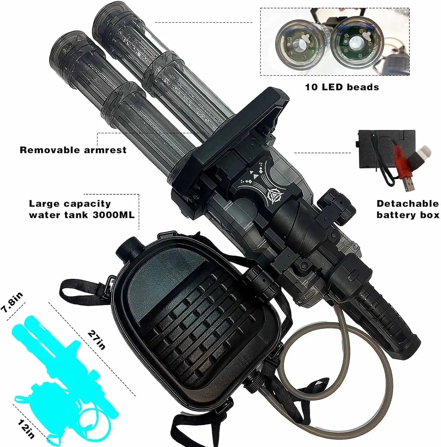 Double-barreled Gatling-MEACAOFG