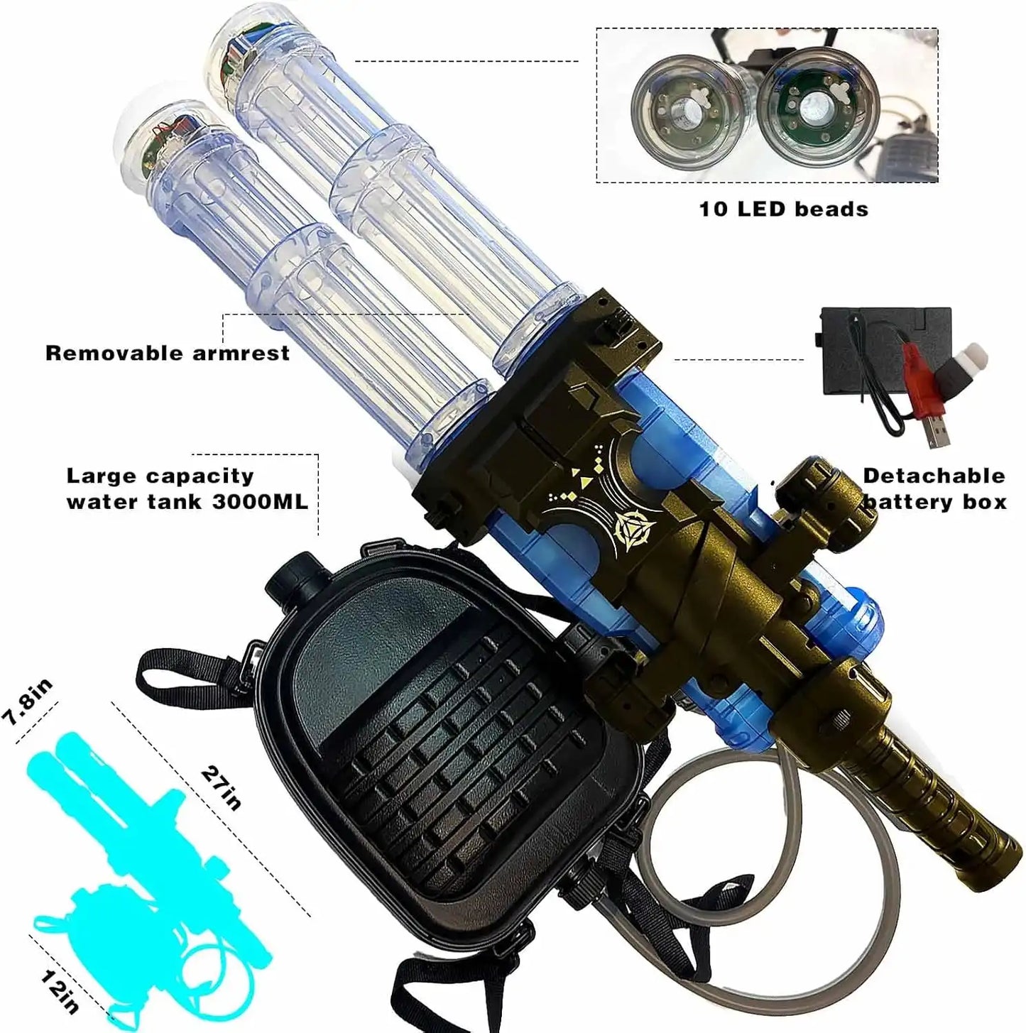 Double-barreled Gatling-MEACAOFG