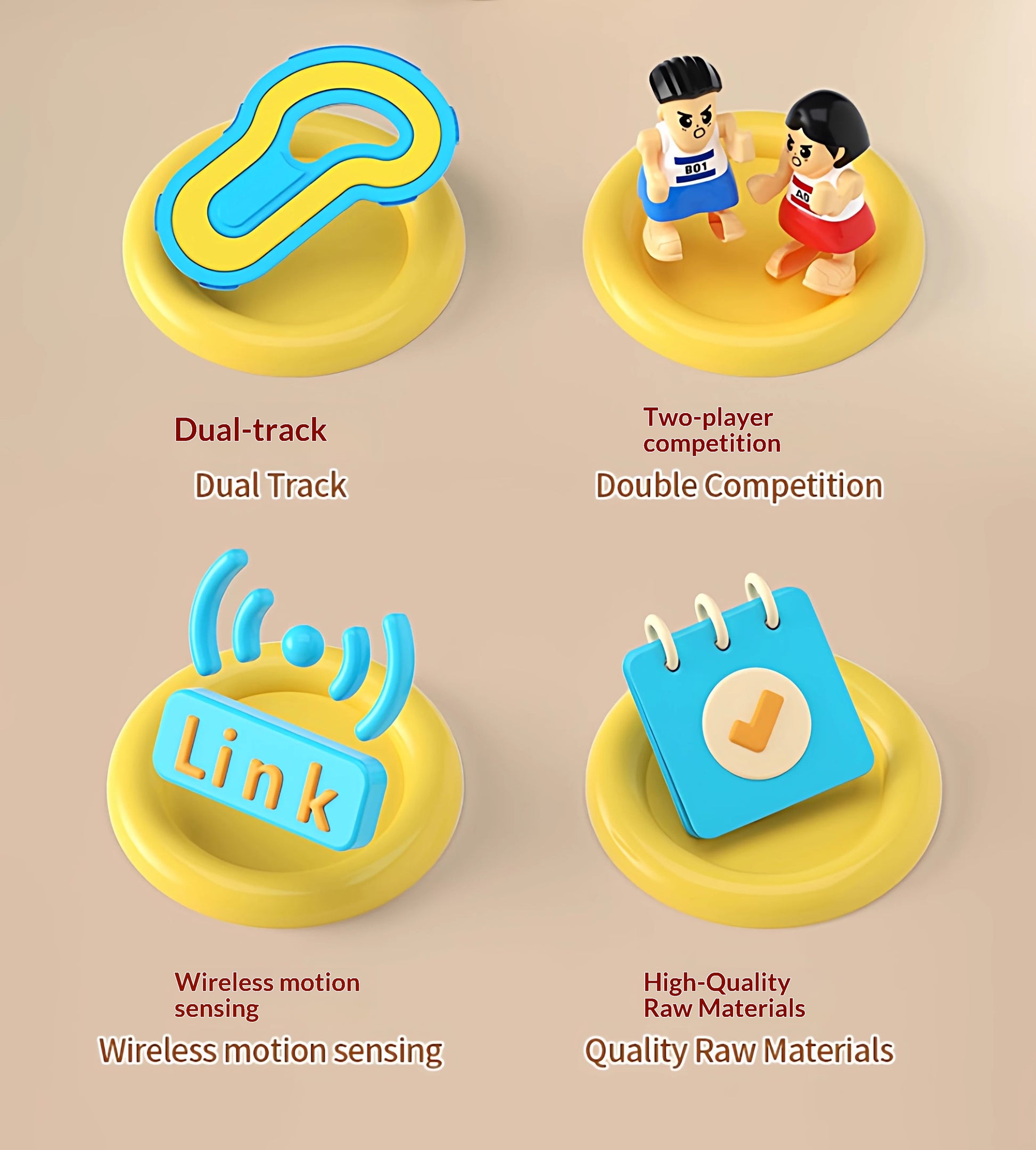 Double Match Running Game for kids memory training