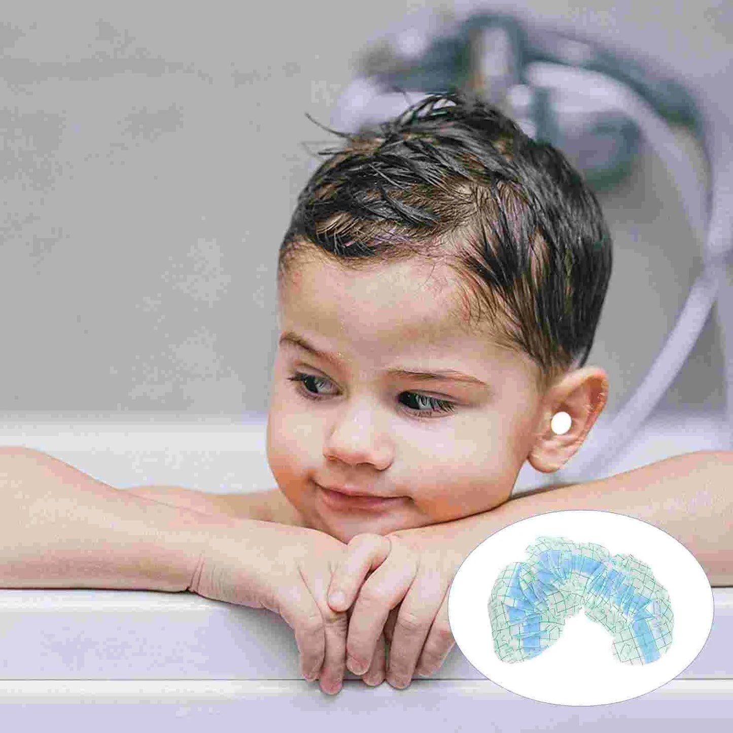 Baby Bath Shower Ear Water Covers for Newborn Kids