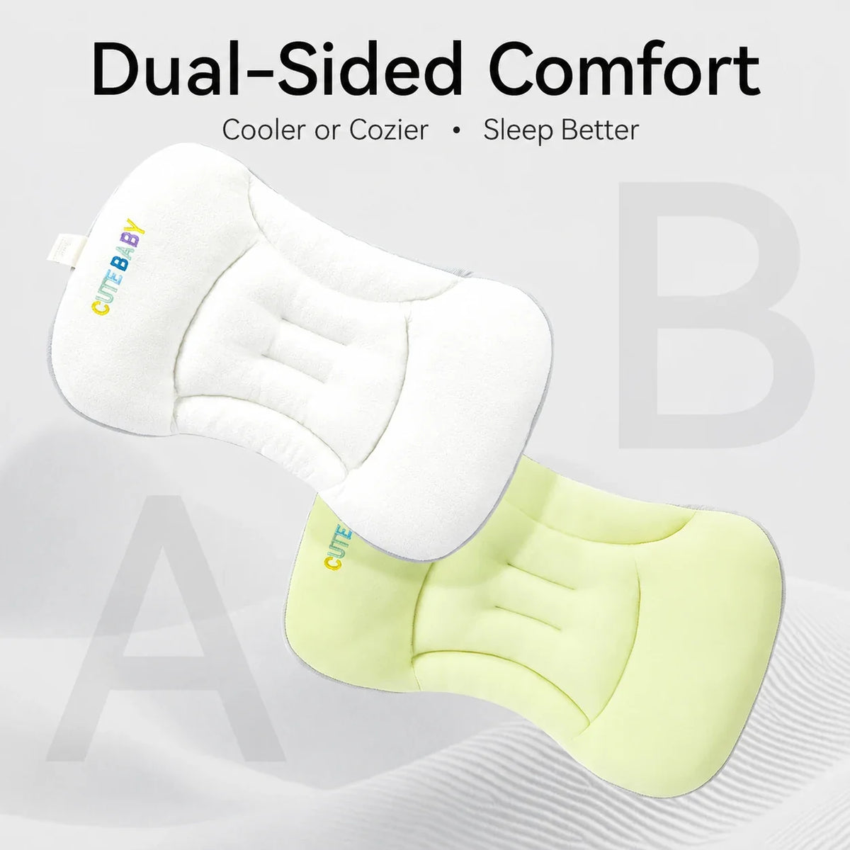 Ergonomic Breathable Toddler Pillow