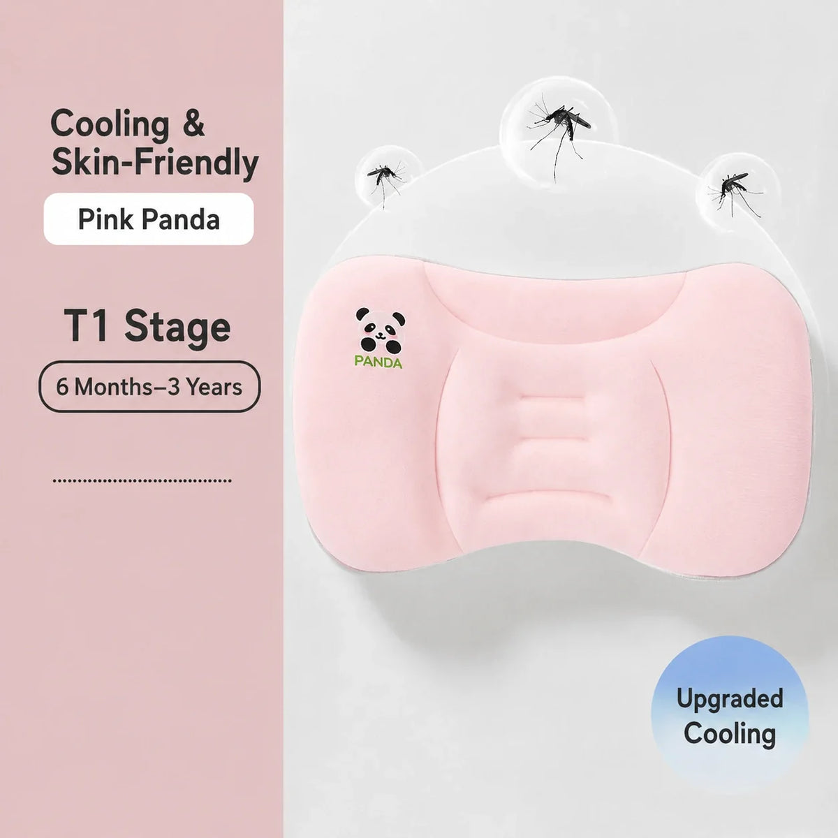 Ergonomic Breathable Toddler Pillow
