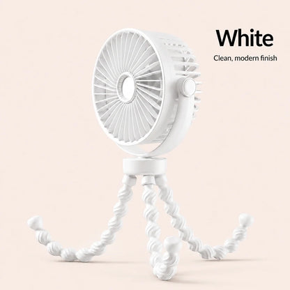 Flexible Tripod Baby Stroller Fan