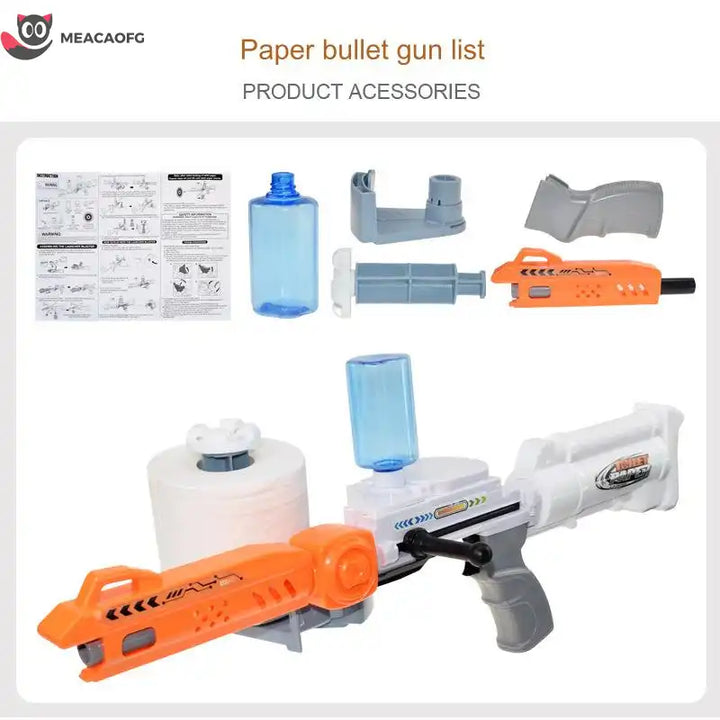 Paper Bullet Gun-MEACAOFG