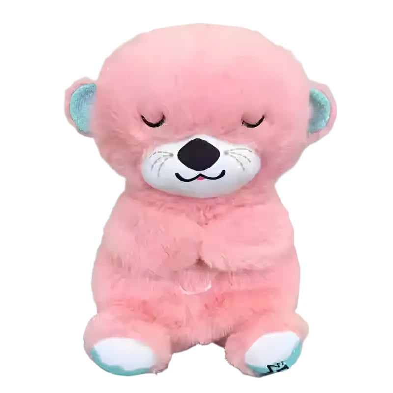 Breathing Otter Baby Sleep Soother - Musical Plush Sound Machine Toy