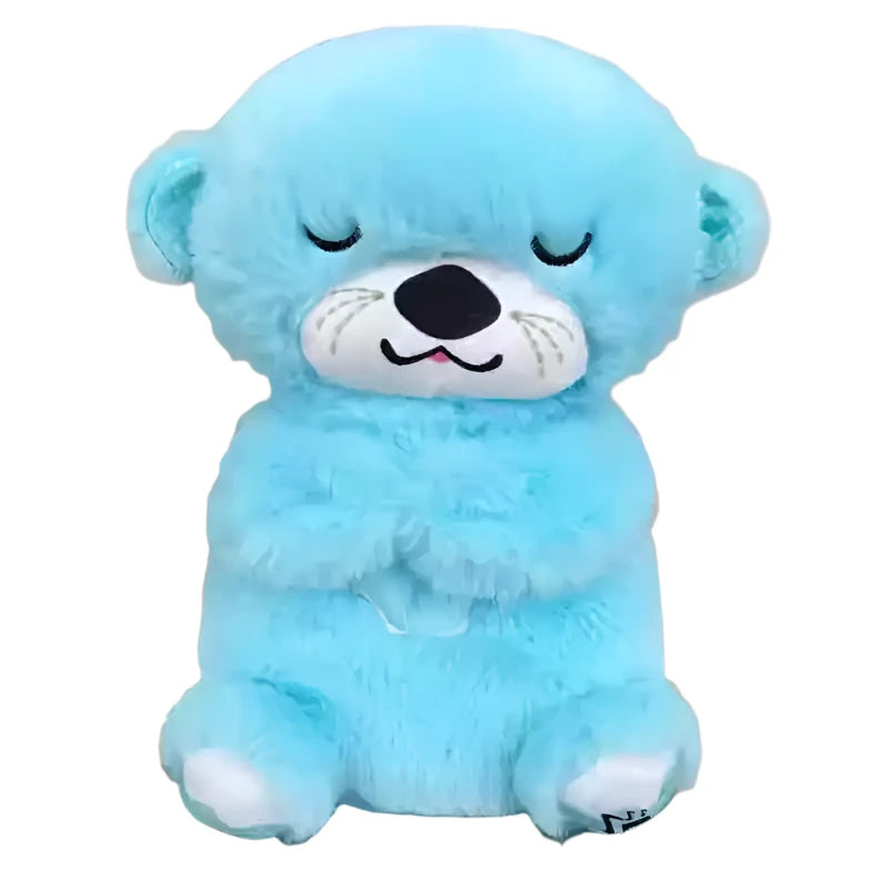 Breathing Otter Baby Sleep Soother - Musical Plush Sound Machine Toy