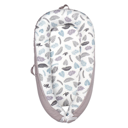 Grey cloud pattern breathable newborn sleeper cushion