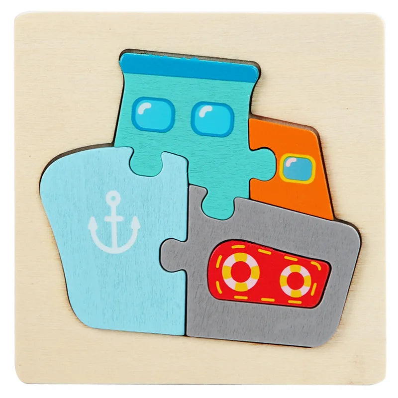 Kids Wooden Toys 3D