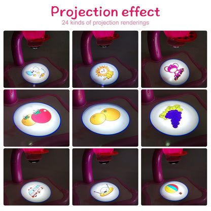 Led Projector Art Drawing Table For Kids